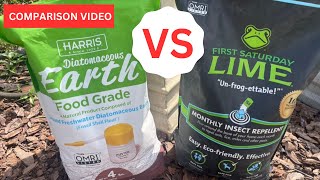 Diatomaceous Earth VS First Saturday Lime Comparison Video [upl. by Wald]