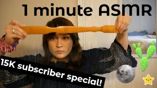 ASMR  1 Minute of Every Tingle Yall Asked For 15K Subscriber Special [upl. by Jemie]