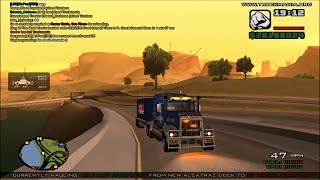 SAMP Truckmania Hauling Military Equipment [upl. by Salhcin850]