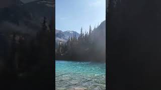 Parece que foi criado por Inteligência artificial mas é real 😱 Park provincial Joffre Lakes Canadá [upl. by Kavanagh571]