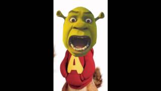 Chipmunks  All star Shrek song [upl. by Enida]