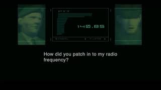 MGS2  Colonel talks to Snake [upl. by Ydissac]