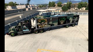 Convoy Cumpleaños de Adres Gaming 151 americantrucksimulator videoviral4k [upl. by Anesusa]