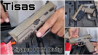 Tisas Zigana PX9 Gen 3 Duty 9mm Pistol Review and Unboxing [upl. by Gwenny]