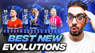 THE BEST NEW META EVOLUTION CARDS TO EVOLVE IN FC 24 Ultimate Team WING WIZARD [upl. by Novyart]