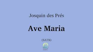 Josquin des Prés  Ave Maria [upl. by Annay]