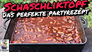 224  Leckerer Schaschliktopf  Der perfekte Partytopf für Silvester aus dem Dutch Oven [upl. by Sand]