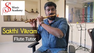 Sundari Kannal Oru Sethi  Flute 🪈  Tutor Performance  Sakthi Vikram  SS Music Academy  2024 [upl. by Seiter]