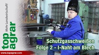 INaht an 1 mm Blech  Schutzgasschweißen Folge 2  Schweißen mit Christoph Staffel 2 – [upl. by Chasse]