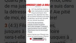 PSAUME 4 QUAND JE CRIE REPONDS MOI DIEU DE MA bible psaumes édification délivrance jesus [upl. by Ravahs817]