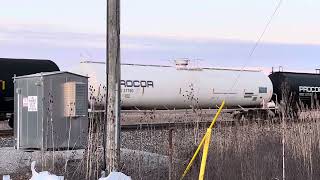 CN 8833 leads westbound M396 02292024 yesterday [upl. by Esital]