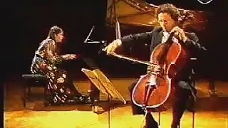 Cecile Licad amp Antonio Meneses Brahms Cello Sonata No 2 Op99 in F Major [upl. by Ibbob]