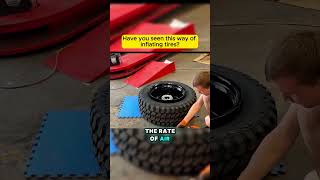 Have you seen this way of inflating tires [upl. by Amati]