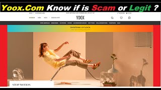 Yoox  IS Yoox Legit  Yoox Reviews  Yoox Com Reviews  YooxCom Know if is Scam or Legit [upl. by Atnwahsal]