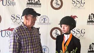 McKayla Brombach wins the 2024 Region 9 ASPCA Maclay Regional Championship at Southwest Showdown [upl. by Semadar]