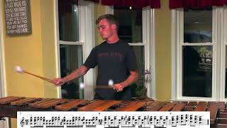 Bluecoats 2024 Front Ensemble Packet Marimba [upl. by Fu]