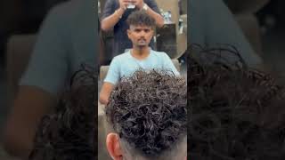 BEST👱STRAIGHT TO CURLY🧑‍🦱PERMING HAIR  song bollywood haircut love 2024 curlyhair [upl. by Ogilvy]