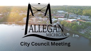 City of Allegan City Council Meeting 10142024 [upl. by Harihs]