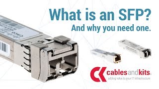 What is an SFP All things optical transceivers [upl. by Kaila411]