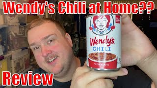 Review Wendys Chili in a Can From a Grocery Store [upl. by Esej468]