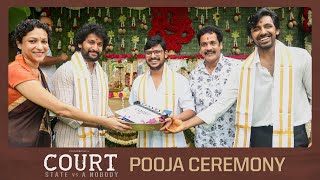 COURT  State vs A Nobody Pooja Ceremony Highlights  Priyadarshi  Nani  Ram Jagadeesh [upl. by Beitz]