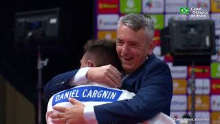 WORLD MASTERS JUDÔ 2022  Daniel Cargnin 73kg vence Shakhram Akhadov e é medalha de ouro em Israel [upl. by Simone]