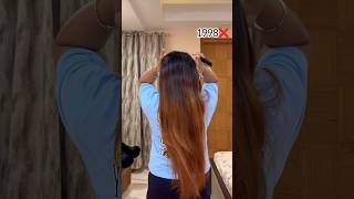 1998 Vs 2024 Claw Clip Hairstyle Hack✨💕hair hairstyle viralvideo shorts trending subscribe [upl. by Chasse465]