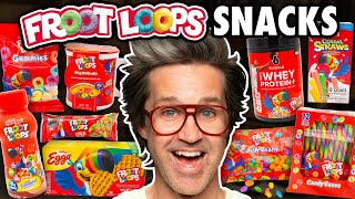 We Tried EVERY Froot Loops Snack [upl. by Joktan]