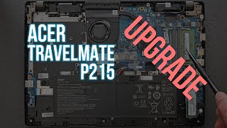 Acer TravelMate P21552 RAM and NVMe SSD Upgrade [upl. by Grange546]