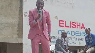 Rev Alexander Kambiri preaching at Malomo Trading Center  Ntchisi [upl. by Shurwood]