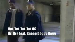 DrDre Ft Snoop Doggy Dogg quotRatTatTatTatquot 1991 DEMO [upl. by Ttegdirb]