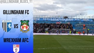 Gillingham FC Vs Wrexham AFC match day action H [upl. by Lindsley]