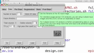 ICA Analysis Step II Melodic Demo Part I [upl. by Dielu]