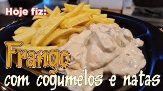 Bifinhos de frango com cogumelos e natas shorts [upl. by Celinda388]