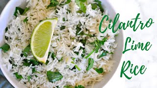 Cilantro amp Lime Rice [upl. by Thrift]