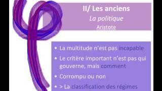 Aristote et la politique [upl. by Odelet]