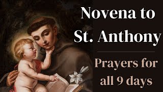 St Anthony Novena  Prayers for ALL 9 days [upl. by Gilli318]