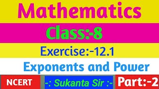 class 8 maths exercise 121।।maths class 8 exercise 121।। class 8 maths chapter 12 [upl. by Edea]