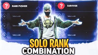 BEST CHARACTER COMBINATION FOR RANK PUSH IN 2024  BR RANK BEST CHARACTER COMBINATION [upl. by Olgnaed48]