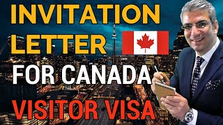 Invitation Letter for Canada Visitor Visa 🇨🇦 [upl. by Rolyak]