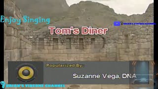 Toms Diner  Suzanne Vega DNA Karaoke [upl. by Nnyledam]