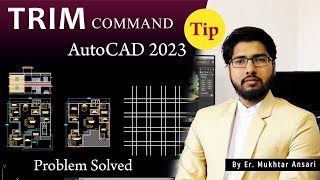 AutoCAD Trim Command Explained  Trim Problem Solved  AutoCAD 2023 [upl. by Silma462]