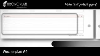Kalendereinlagen Chronoplan A4 Jahr 2016 50706 [upl. by Akerdnahs]