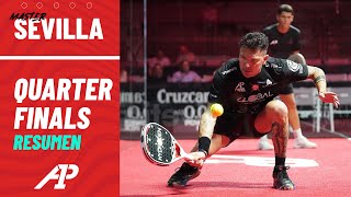 Highlights ALLEMANDI  ABUD vs BARRERA  ANDRADA  Quarterfinals Santander Sevilla Master 2024 [upl. by Hutchins]