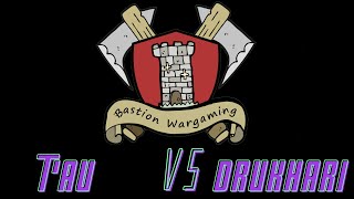 Warhammer 40000 battle report PL Drukhari vs Tau 1000 points EP 02 [upl. by Varden]