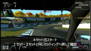 GT6 セッティング検証 車高変更に対する挙動変化の噂 [upl. by Sabanrab]