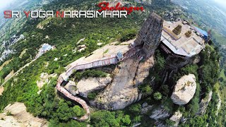 SRI YOGA NARASIMHAR TEMPLE  SHOLINGUR  DRONE VIEW  4K [upl. by Gleason]