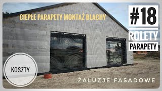 18 Montaż parapetów zewnętrznych z blachy Wyczekiwane żaluzje fasadowe i rolety [upl. by Notyard]