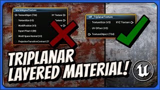 World Aligned Layered Material Tutorial  Unreal Engine 5 [upl. by Twila]