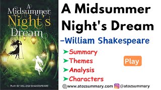 A Midsummer Nights Dream Summary Analysis Characters amp Themes [upl. by Lierbag]